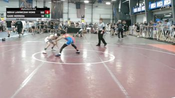 85 lbs Rr Rnd 1 - Mekai Lawniczak Hons, Ragin Raisins Catawba MS vs Gabe Herrera, Terps Northeast Elite