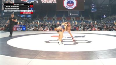 115 lbs Cons. Rd Of 64 - Maya Alvarado, Florida vs Reanna Spangler, Kansas