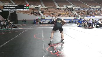 146-D3 Quarterfinal - Nicholas Moffett, Sabino vs Shaun Breen, Mohave High School
