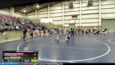 67 lbs Round 3 - Adrian Mascarenas, Roy Wrestling Club vs Alex Harrington, Wasatch Wrestling Club