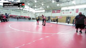 115 lbs Cons. Round 2 - Diana Escobar Rodriguez, De Anza vs Eloise Thomas, Berkeley