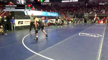 2A-157 lbs Cons. Round 4 - Kaden Wiele, West Liberty vs Zane Mullenix, Eddyville-Blakesburg-Fremont