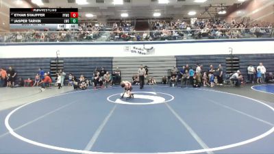 49 lbs Cons. Round 2 - Jasper Tarvin, Lakeland Wrestling Club vs Ethan Stauffer, Post Falls Wrestling Club