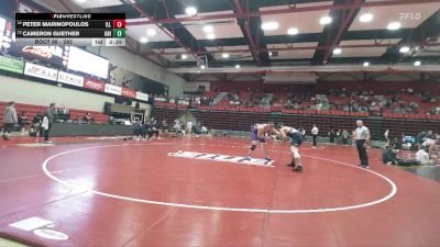 285 lbs Cons. Round 1 - Peter Marinopoulos, Illinois vs Cameron Guether, Northern Iowa