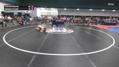 112 lbs Consi Of 32 #2 - Adalyne Montiel, WA vs Morgan Hyland, PA