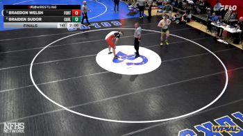 215 lbs Final - Braedon Welsh, Fort Cherry vs Braiden Sudor, Carlynton