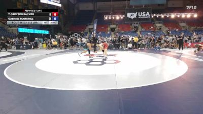 113 lbs Cons. Rd Of 64 - Greysen Packer, ID vs Gabriel Martinez, CA