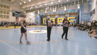 120 lbs Quarterfinal - Cole Perrin, Delaware Military Academy vs Drake Rogers, Sussex Tech H S