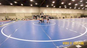 40 lbs Rr Rnd 4 - Kimber Russell, Oklahoma Boys 9U vs Ronnie Leyba, Team Tulsa NDT