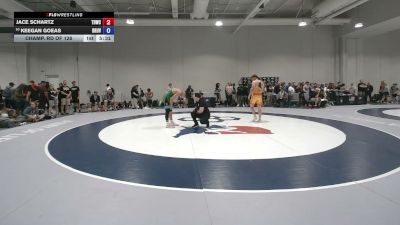 74 kg Champ. Rd Of 128 - Jace Schartz, Tiger Den Wrestling Club vs Keegan Goeas, Brunson UVRTC