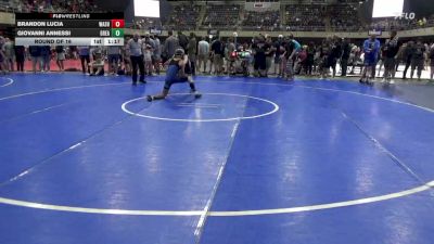 120 lbs Round Of 16 - Brandon Lucia, Washington Twp vs Giovanni Annessi, Great Bend