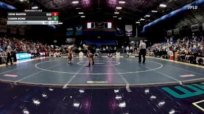 175 lbs Finals (2 Team) - John Martin, Mount Airy High School vs Caden Bond, Uwharrie Charter Academy