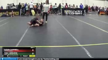 Youth II 78 lbs Round 6 - Susan Campbell, Dosher Fitness vs Tony Siedlecki, Crest Brazilian Jiu Jitsu
