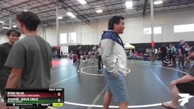 106 lbs Quarterfinal - Ryan Silva, Eleanor Roosevelt High School vs Zadkiel Jesus Cruz, Paloma Valley