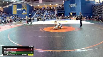 138 lbs Cons. Round 4 - Tyler Stephens, Mount St Joes vs Jason Torres, Malvern Prep