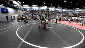 100 lbs Rr Rnd 4 - Colten Morris, Mustang Bronco Wrestling Club vs Landon Achziger, Choctaw Ironman Youth Wrestling