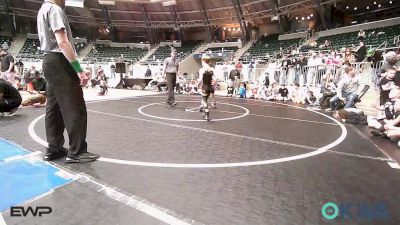 65 lbs Rr Rnd 2 - Luke Crain, Team Tulsa RED vs Maverick Spencer, Keystone Kids Wrestling Club