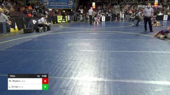 70 lbs Round Of 32 - Mason Myers, Kane vs Logan Ernst, Blue Mountain