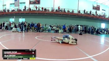 120 lbs Cons. Round 1 - Gunner Payne, Red Hawk Wrestling Academy vs Silas Brown, Contenders Wrestling Academy