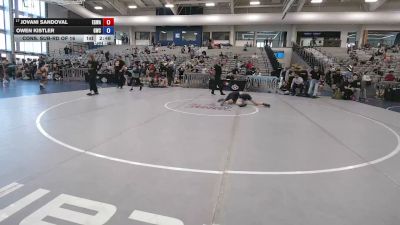 138 lbs Cons. Sub-rd Of 16 - Jovani Sandoval, Elk Grove Wrestling Academy vs Owen Kistler, Gilbert Wrestling Club
