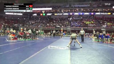 1A-113 lbs Champ. Round 1 - Nathan Benedix, Woodbury Central vs Cooper DeMoss, Columbus Catholic