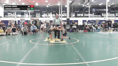 53 lbs Semifinal - Michael Kerns, Launch Wrestling Academy - K6 vs Lorenzo Carrero, Clearview - K6