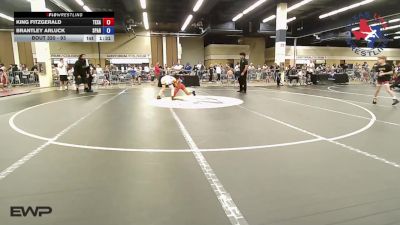 93 lbs Rr Rnd 2 - King Fitzgerald, Texasports Wrestling vs Brantley Arluck, Spartan Mat Club