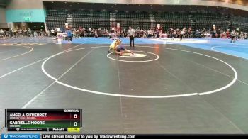 185 lbs Semifinal - Angela Gutierrez, Gridley High School vs Gabrielle Moore, Gregori