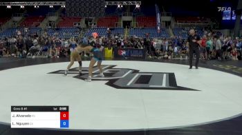 100 lbs Cons 8 #1 - Jaidyn Alvarado, Kansas vs Lauren Nguyen, California