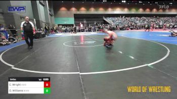 84 lbs Consi Of 8 #1 - Connor Wright, Askeo International Matclub vs Owen Williams, Bonneville Wrestling Club