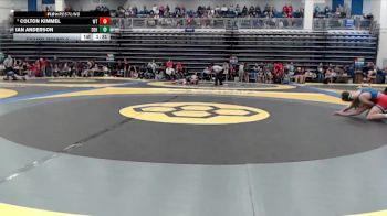 120 lbs Champ. Round 2 - Colton Kimmel, Wayne Trace vs Ian Anderson, Dekalb