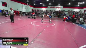 126 lbs Semifinal - Aaron Silva, Calvary Chapel SA vs Mateo Ochoa, Martin Luther King