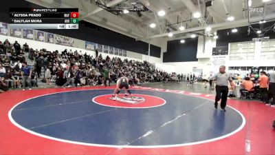 105 lbs Semifinal - Alyssa Prado, Mayfair vs Dalylah Mora, Arroyo