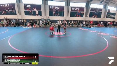 138 lbs Quarterfinal - Emma Engelking, NB Elite Wrestling Club vs Alyssa Ariana Garcia, Texas