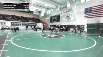 140 lbs Champ. Round 2 - Brooklynn Love, Hamilton Anza vs Riley Nevarez, South Hills