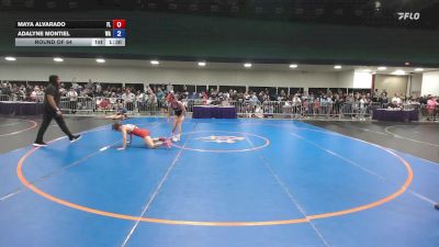 112 lbs Round Of 64 - Maya Alvarado, FL vs Adalyne Montiel, WA