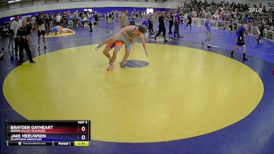 215 lbs Cons. Round 2 - Brayden Gayheart, Hidden Valley Mustangs vs Jake Meeuwsen, Scappoose Wrestling