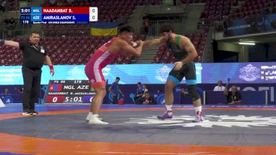 86 kg 1/4 Final - Batbilguun Naadambat, Mongolia vs Sabuhi Amiraslanov, Azerbaijan