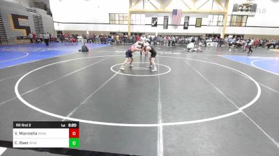 165C lbs Rr Rnd 2 - Vince Mannella, Penn vs Carter Baer, Binghamton