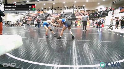 105 lbs Rr Rnd 3 - HAYLEE COOK, HURRICANE WRESTLING ACADEMY vs Mia Ortega, Tulsa Blue T Panthers