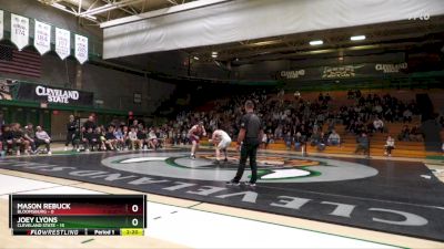 197 lbs Joey Lyons, Cleveland State vs Mason Rebuck, Bloomsburg