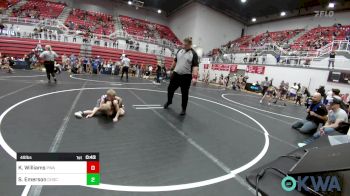 49 lbs Consi Of 4 - Knox Williams, Perry Wrestling Academy vs Steven Emerson, Choctaw Ironman Youth Wrestling