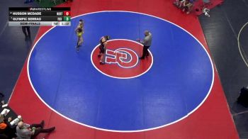 132 lbs Semifinal - Hudson McDade, Northern York vs Olympic Serrao, Fox Chapel
