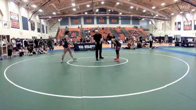 130 lbs 1st Place Match - Sophia Slaughter, Orange County High School vs Sayria Jeter, Virginia Team Predator