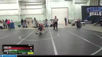 130 lbs Round 1 (8 Team) - Josh Kim, Scanlan vs John Rovillard, Rampage