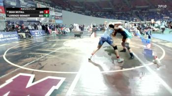 5A Boys 157 lbs Cons. Round 1 - Sean McFall, Eagle Point Boys vs Lorenzo Bennett, McKay Boys