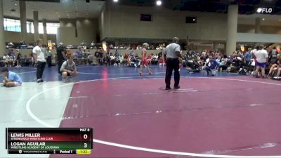 144 lbs Champ. Round 2 - Logan Aguilar, Wrestling Academy Of Louisiana vs Lewis Miller, Stronghold Wrestling Club