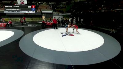 135 lbs 1st Place Match - Sanai Villagran, Centennial High School Wrestling vs Alanna Harwell