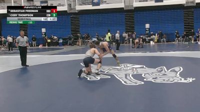 149 lbs Semifinal - Cody Thompson, Colorado School Of Mines vs Sebastian Freeman, New Mexico Highlands