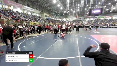 54 lbs Round Of 32 - Dash Sanchez, Montrose Wrestling Club vs Kane Carter, Steel City Reloaded